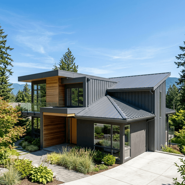 Modern Metal Roof